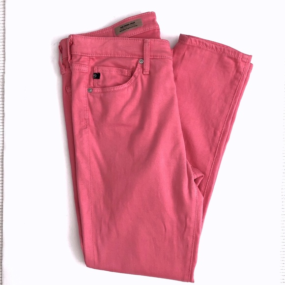 AG Coral Jeans Mid-Rise Cigarette Crop - Picture 4 of 11